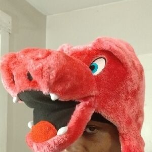 Cute Nation Pink Dinosaur Plush Hat